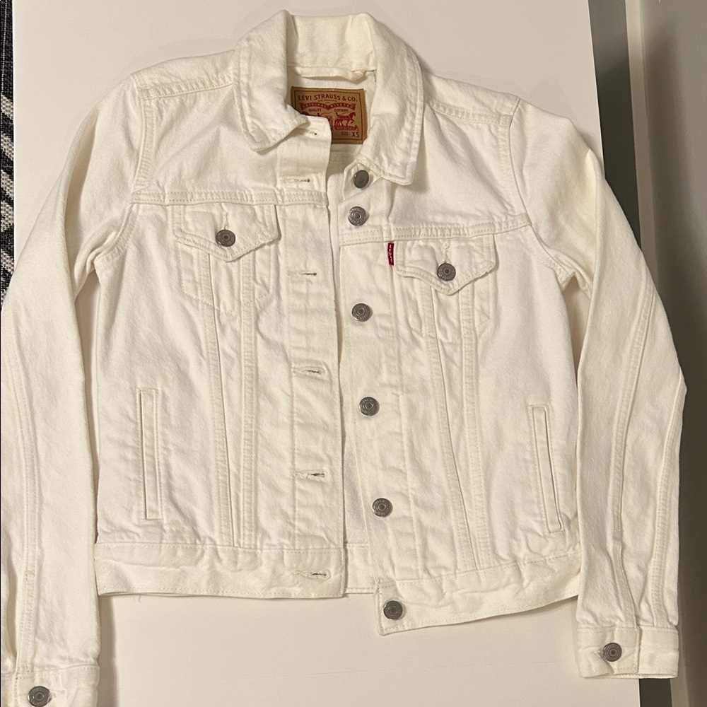 Levi's Off-White Denim Jacket size XS